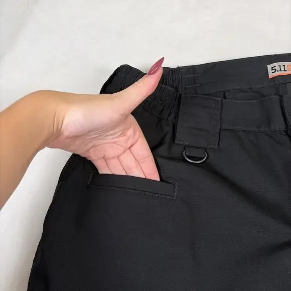 NWT 5.11 Tactical Women’s Taclite Shorts, 63071 - Black, Size 12. Bnfts Charity - Picture 7 of 16